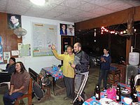 27 Karaoke with the locals N Thailand 2011.jpg